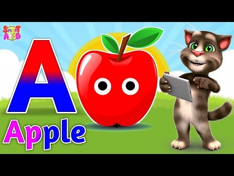 Phonics Song 2 with TWO Words in 3D - A For Apple🍎🍏- ABC Alphabet Songs with Sounds for Children's
