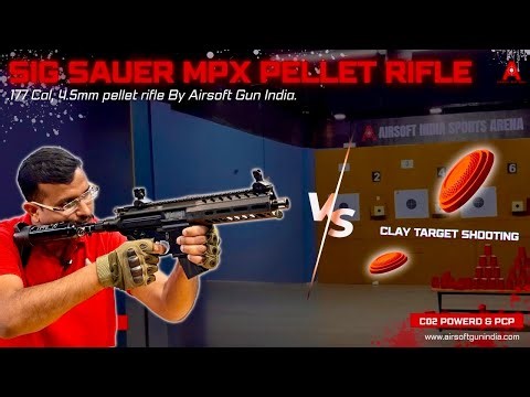SIG Sauer MPX Pellet Rifle Gen-2 vs Clay Target 🎯