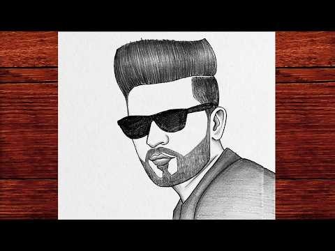 How to Draw a Boy with Glasses 😎 Easy Pencil Sketch Tutorial