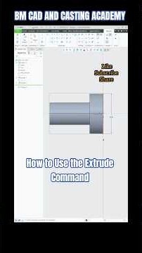 Creo Parametric II Extrude II Learn II #Shorts #Viral