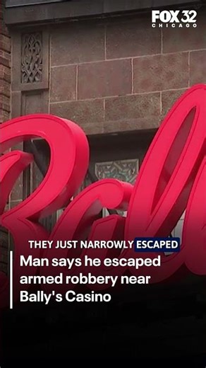 Man says he escaped armed robbery near Bally’s Casino