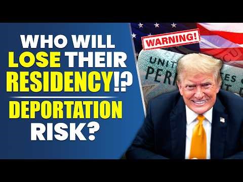 Green Card: Who Will Lose Their Residency!? USCIS 2026 | US Immigration Reform