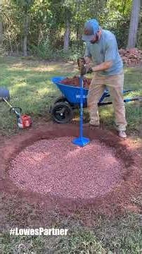 @lowes Fall Fire Pit Project #lowespartner #lowesproject