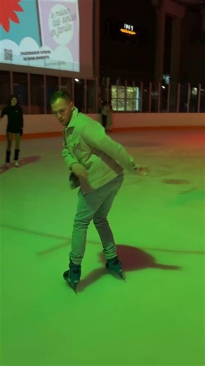 Ice Skater Falls on Ice Rink While Attempting to Show Off Skills