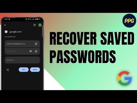 How to Recover saved Google Passwords ?