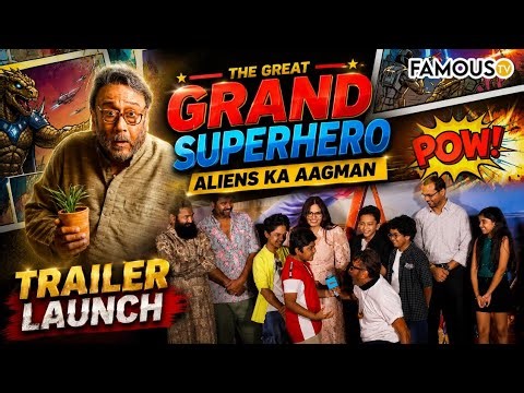 Jackie Shroff Brings Full Jaggu Energy To The Trailer Launch #jackieshroff #trailerlaunch #famoustv