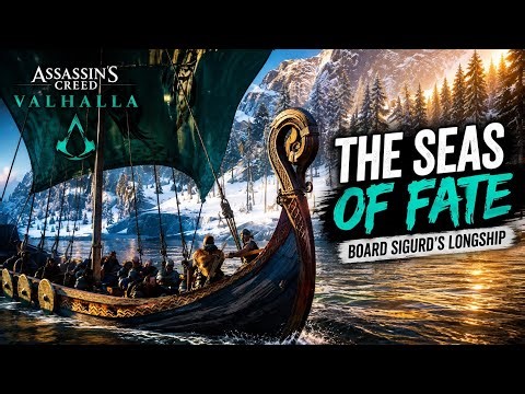 🔥 Viking Ship Journey in Frozen Seas 🛶❄️ | Assassin’s Creed Valhalla Gameplay Hindi