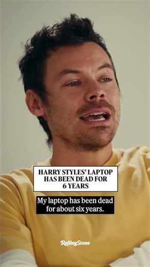 Harry Styles' Laptop Has Been Dead For 6 Years