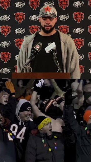 Caleb Williams made Bears fans proud 💙🧡