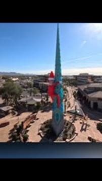 Giant Elf on the Shelf brings Christmas cheer in Arizona