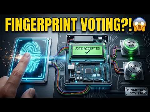 Fingerprint Voting Machine Project | Final Year Project | Best Project Center in Trichy – Ezone