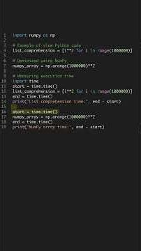 Python Speed Hacks in 60s - Avoid Slow Code #shorts
