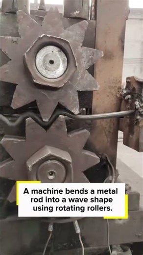 Wave Wire Forming Machine #engineering #manufacturing #metalworking