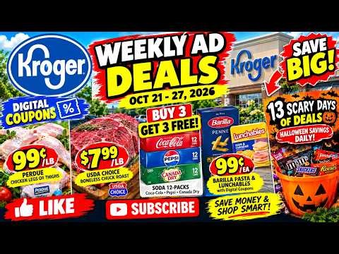 Kroger Weekly Ad Oct 21–27, 2026 🔥 BEST Deals & Digital Coupons!