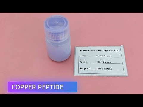 Sample Support Blue Copper Peptide GHK CU HCL/Acetate Powder Form GHK-CU Peptide