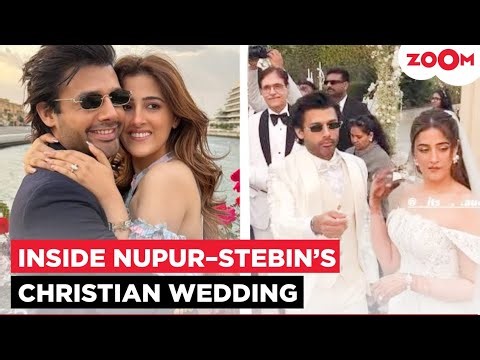 Nupur Sanon gets MARRIED to Stebin Ben in DREAMY Christian wedding; Inside video OUT!