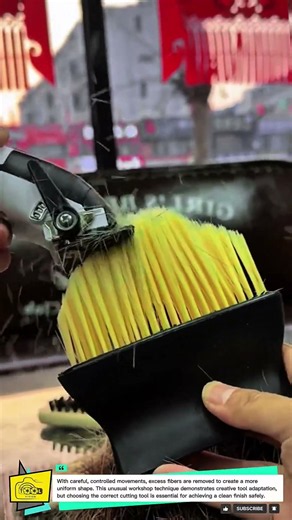Hair Clipper Brush Trimming Tool for Precise Bristle Shaping
