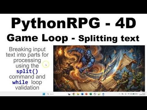 PyRPG - 4D - SplitText and Validate Commands