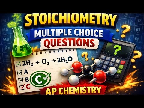 STOICHIOMETRY | MULTIPLE CHOICE QUESTIONS | ADVANCED PLACEMENT CHEMISTRY 