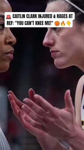 Caitlin Clark RAGES At Ref After Hard Injury Hit! 🏀🚨 #CaitlinClark#WNBA#Shorts