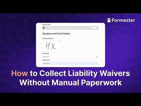 How To Collect Liability Waivers Without Manual Paperwork?