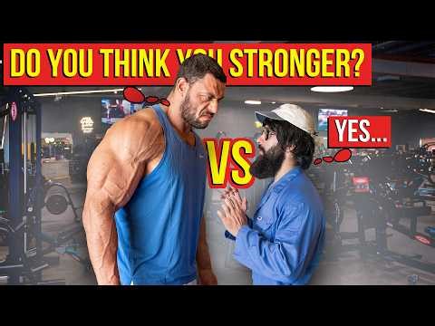 WHO IS STRONGER? Anatoly VS Bodybuilder | Pretended to be a CLEANER