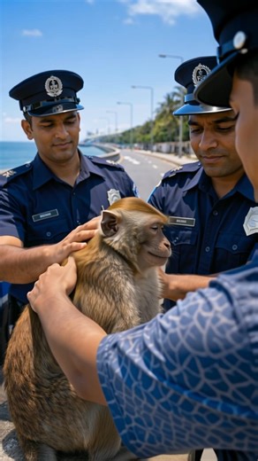 A Monkey Saved Thousands of Lives for a Few Moments #monkey #rescue #humanity #animals