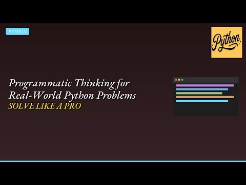 Python How to Think Like a Programmer Fast | #coding #programming #python 