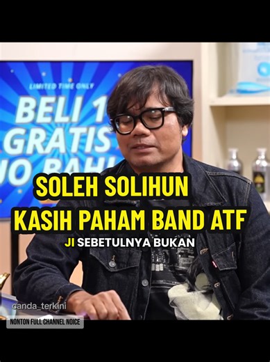 Saran Soleh Solihun untuk Band ATF