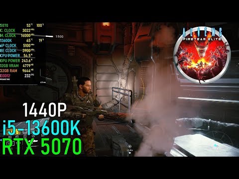 Aliens Fireteam Elite: RTX 5070 OC | HIGH - 1440P
