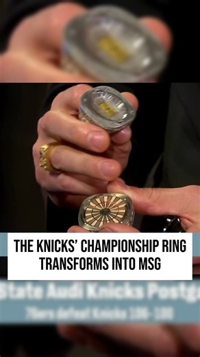The Knicks’ Championship Ring Has Madison Square Garden INSIDE
