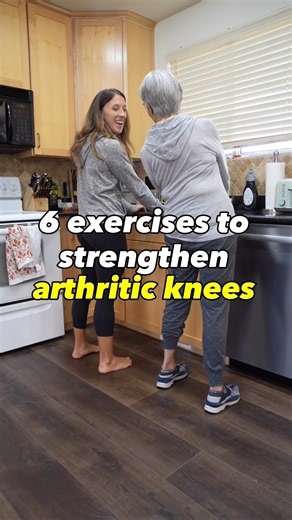 Strengthen arthritic knees with a physical therapist ✨