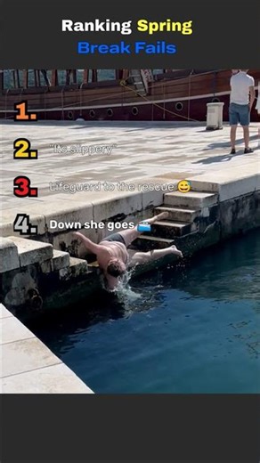 Ranking the WORST Spring Break Fails 😭🌴