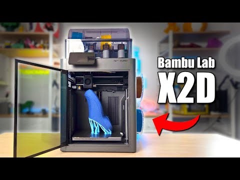 La Impresora 3d más Rara que he probado (y no es lo que esperaba) Bambu Lab X2D