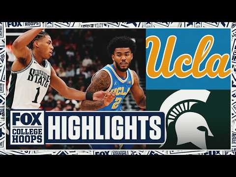 UCLA Bruins vs. Michigan State Spartans Big Ten Quarterfinals Highlights 🏀 FOX College Hoops