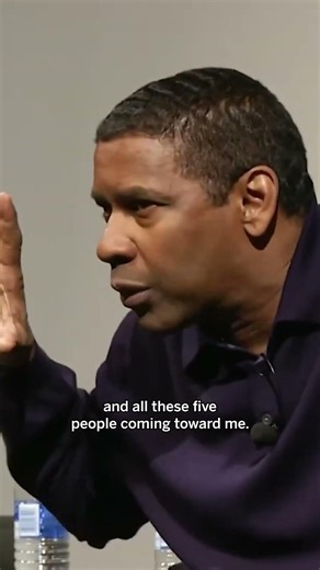 Denzel Washington didn't know how to in front of a camera