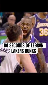 LeBron’s Lakers dunk reel is insane 😳