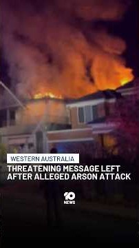 Threatening Message Left After Home Destroyed In Alleged Arson Attack | 10 News