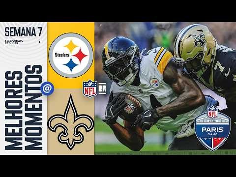 Pittsburgh Steelers x New Orleans Saints | Melhores Momentos - Semana 07 | NFL 2026