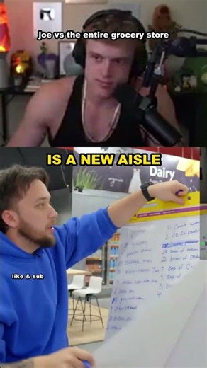 joe vs the entire grocery store | Joe_Bartolozzi #shorts