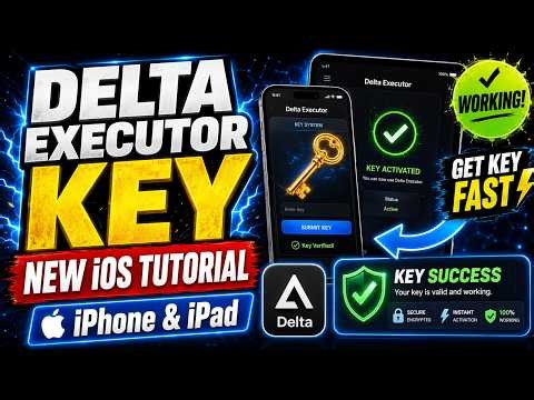 Delta Executor KEY 🔥 How to Get Delta Executor KEY on iPhone & iPad , NEW iOS Key Tutorial