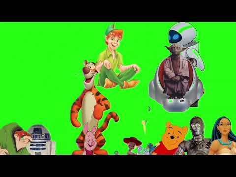 Timon And Pumbaa Rewind Green Screen (with More Characters)