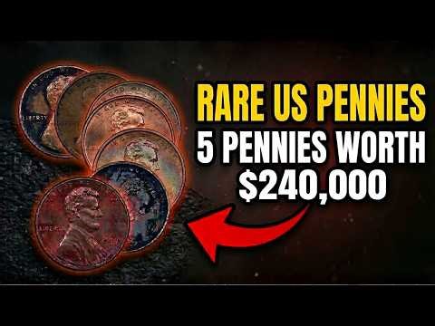 Rare USA Pennies Worth Millions, 2017 Red Penny, 1995 BluGreen Error, 1960 1966 Dark Value Explained