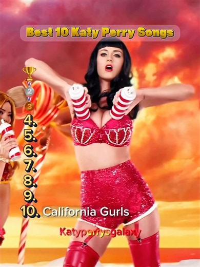 Best 10 Katy Perry Songs 🏆😍