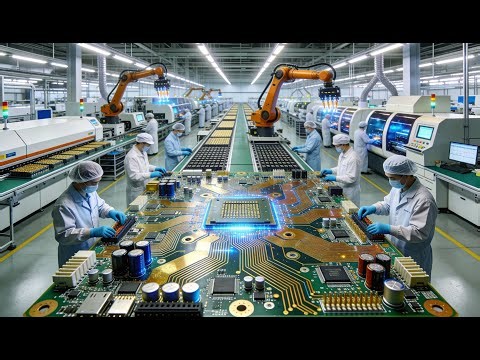 Inside a Modern Motherboard Factory: From Electronic Components to Finished Boards (Full Process)
