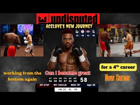 Undisputed Back for a 4th boxer to climb to the top once again as I'm 4-0 so far