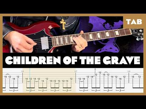 Black Sabbath - Children of the Grave - Guitar Tab | Lesson | Cover | Tutorial