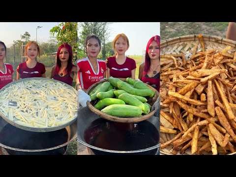 Amazing cooking deep fried papaya recipe