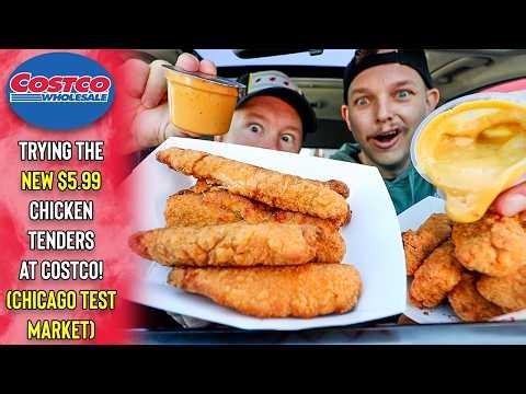 Trying Costco's NEW $5.99 Chicken Tenders (Chicago Test Market Exclusive)