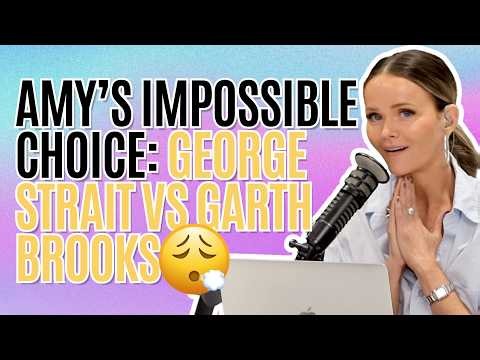 Amy had to pick a winner between every George Strait and Garth Brooks song 👀
